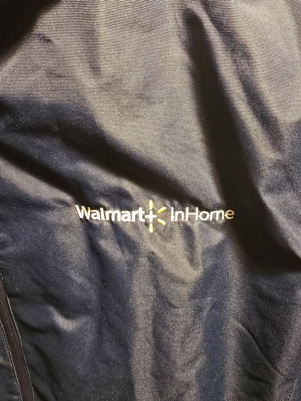Walmart Logo Embroidered Hooded Jacket womens Size Small Port Authority